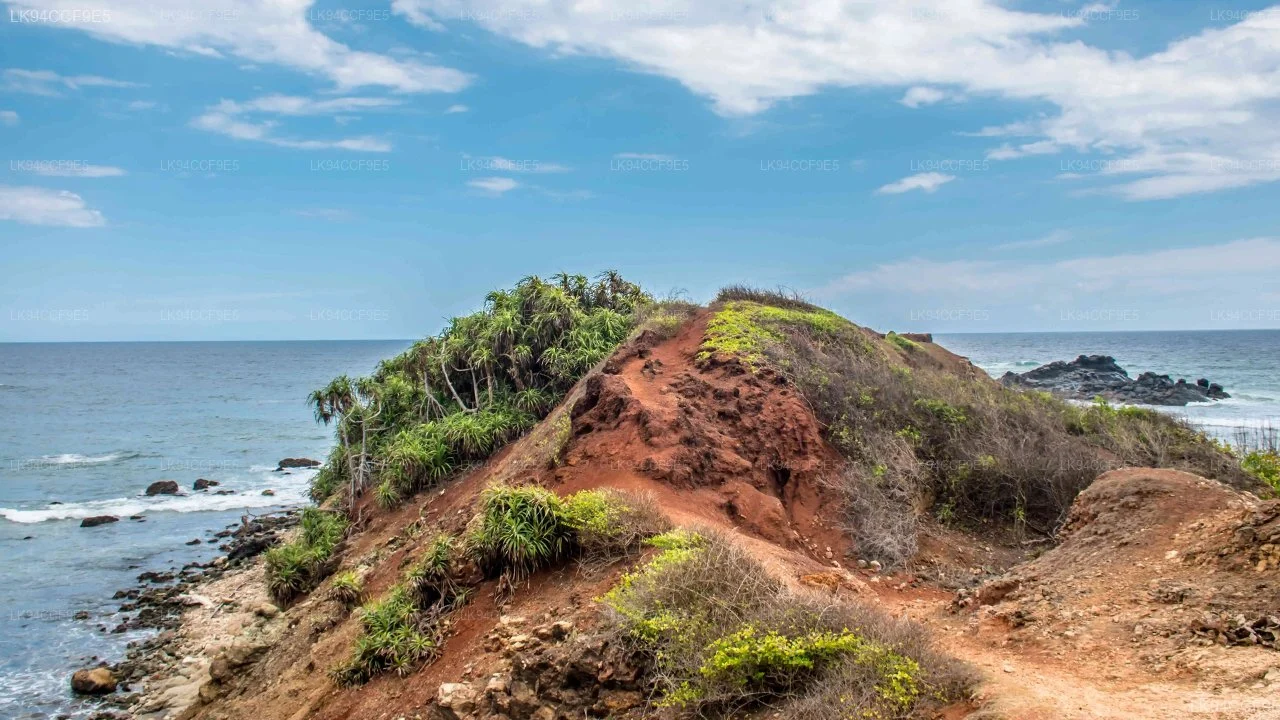 Ussangoda red cliffs
